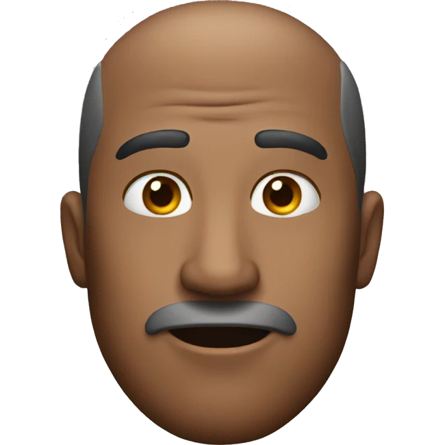man with a blackeye emoji