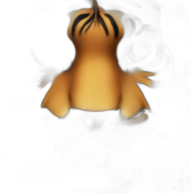 stink tiger emoji