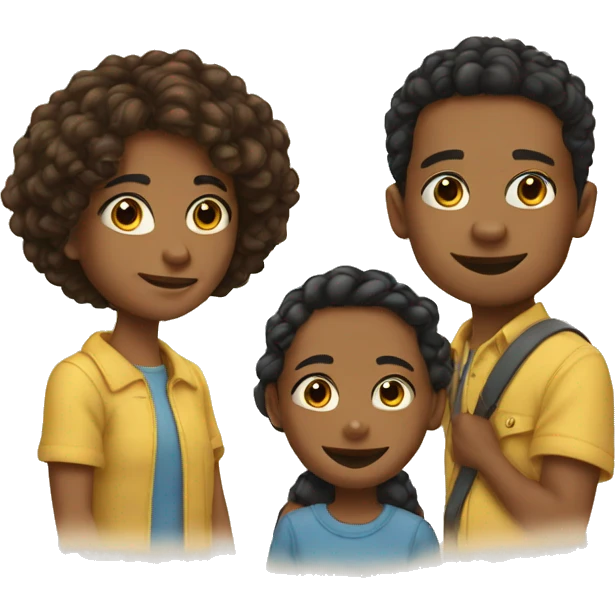 3 Sister & 3 brothers  emoji