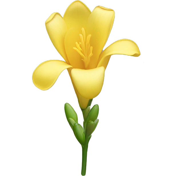 Freesia flower emoji