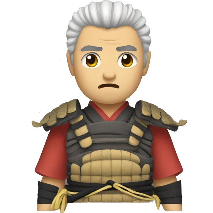 Irritated Samurai emoji