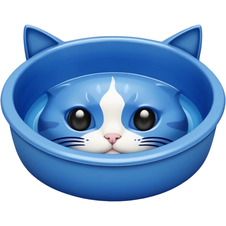 A water bowl for cats emoji