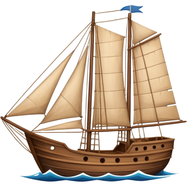 wooden ship emoji