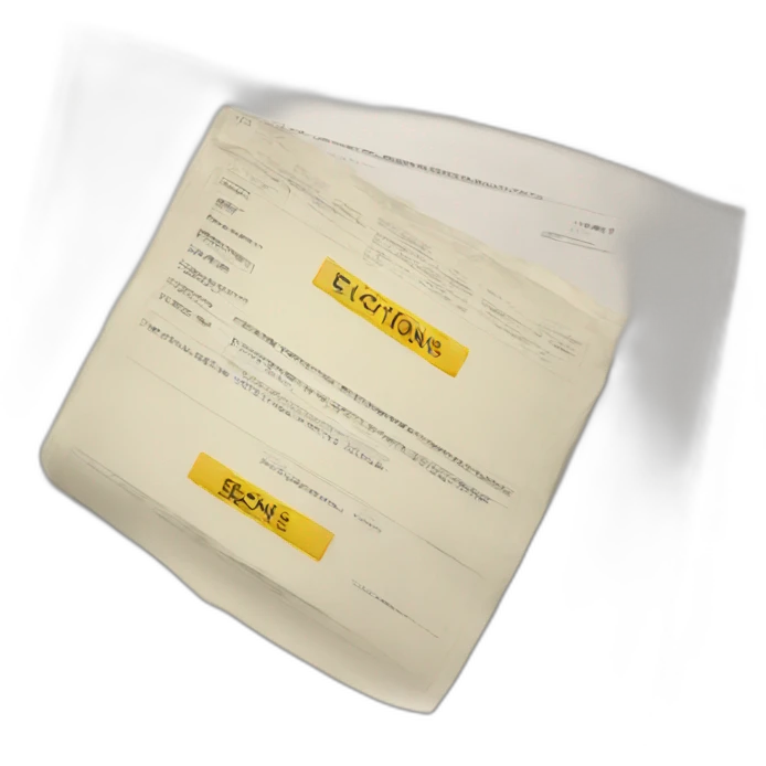 Eviction notices emoji