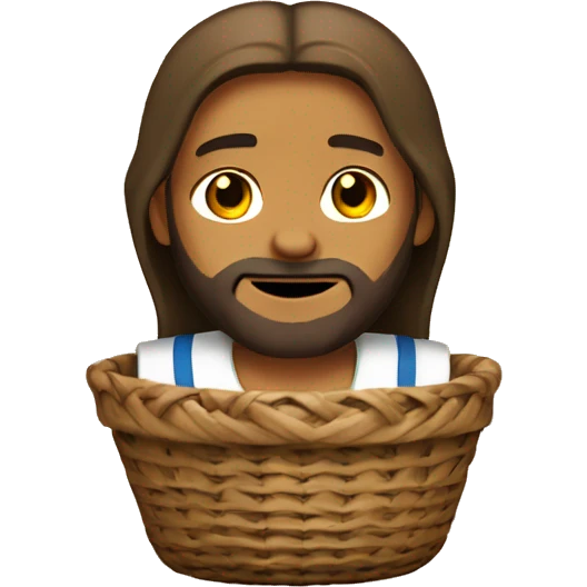 Jesus play basket emoji