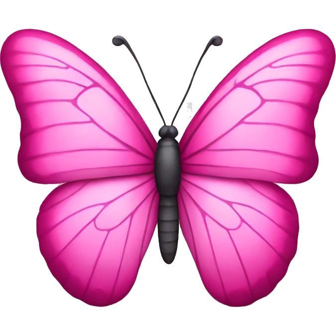 pink butterfly  emoji
