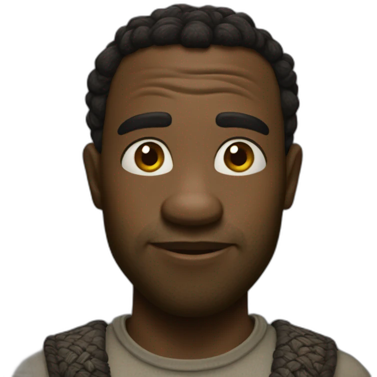 black-shrek emoji