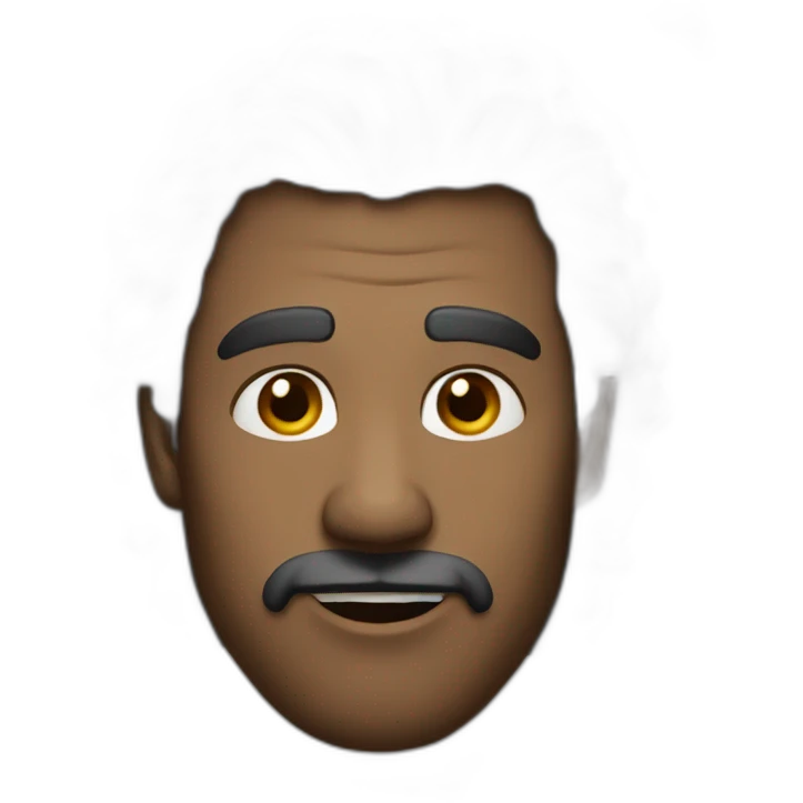 man with a charismatic, engaging look and a deep, persuasive voice emoji