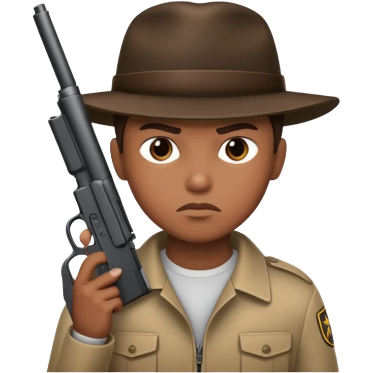 Person with gun emoji