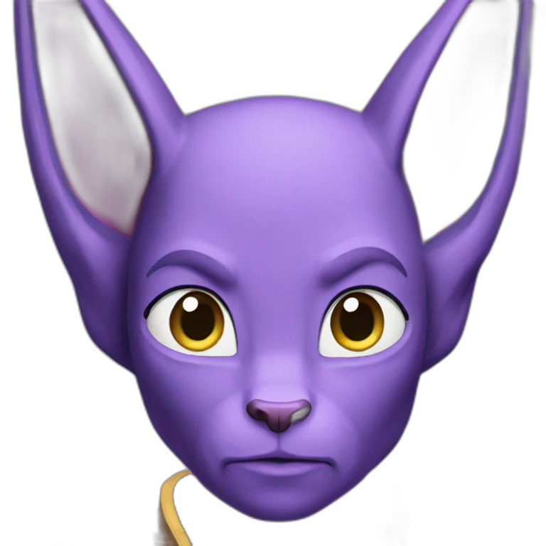 beerus skeptical emoji