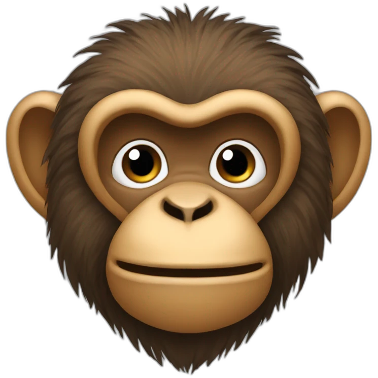 Hairy monkey emoji