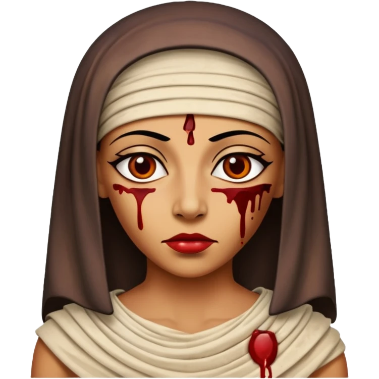 halloween mummy egyptian blood stains funny  emoji