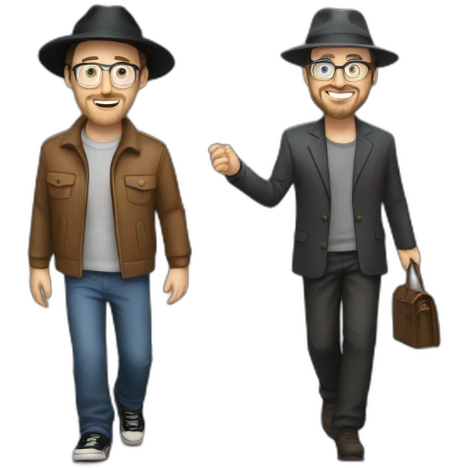 Filmbrain and nostalgia critic heading to kickassia emoji