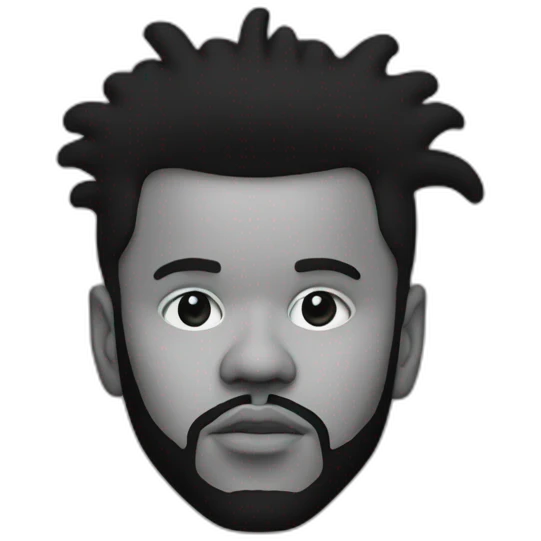 the weeknd logo emoji