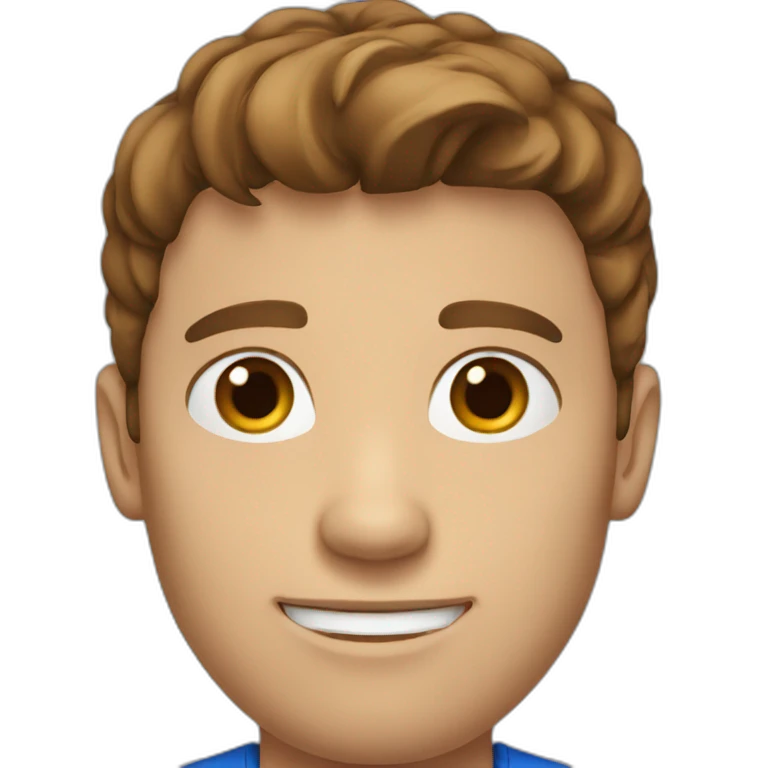 man-with-brown-hair-and-blue-eyes emoji