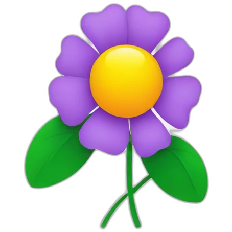 flowers abstract company logo emoji