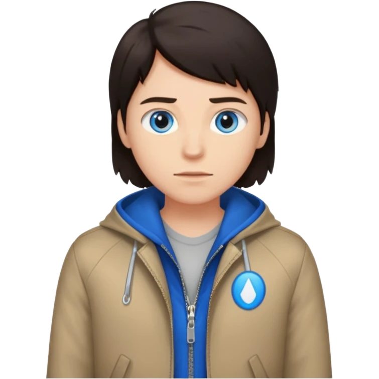Jacket half-unzipped emoji
