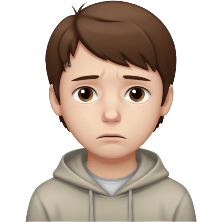 sad boy emoji