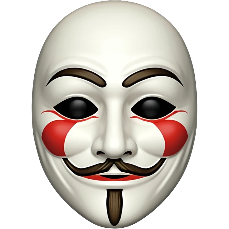 Guy Fawkes mask emoji