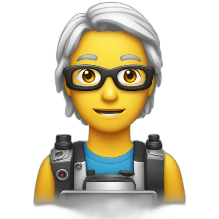 Personne avec un appareil phot emoji