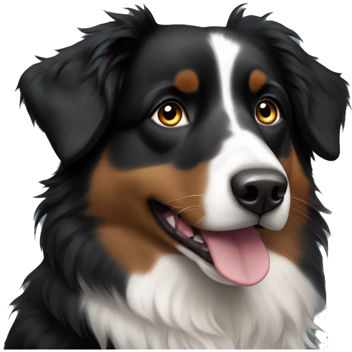 Black Australian shepherd  emoji