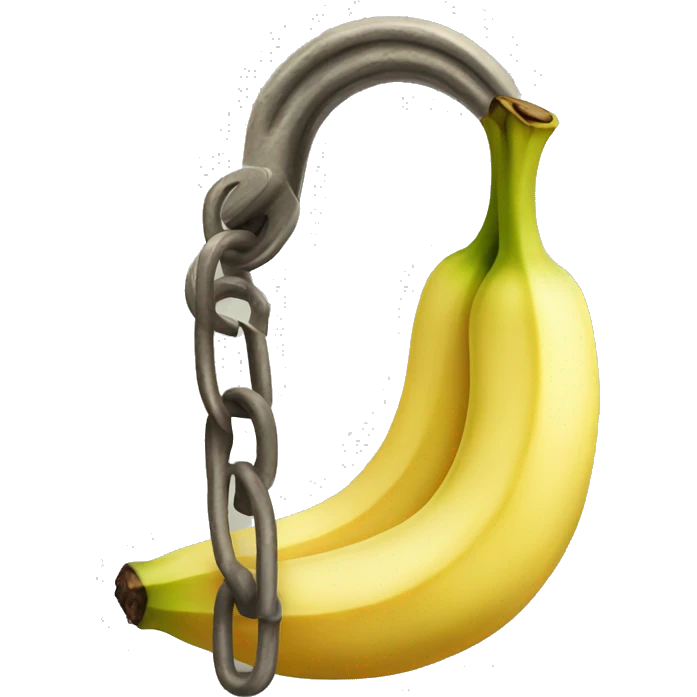 Banana locked  emoji
