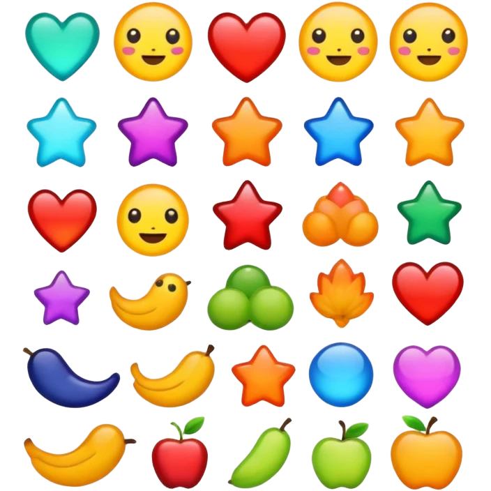Красивые стикеры emoji