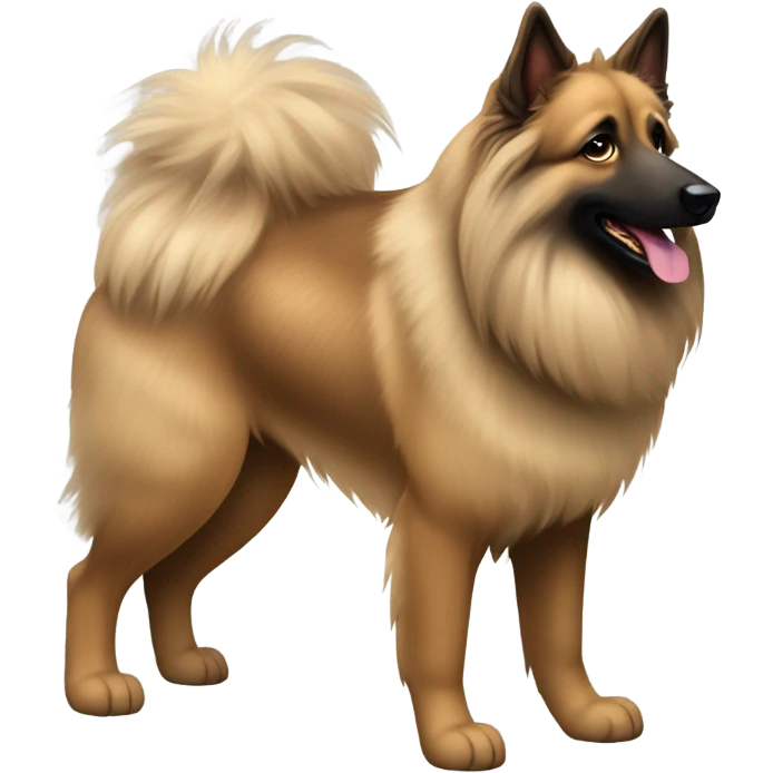 Fluffy Belgian Tervuren  emoji