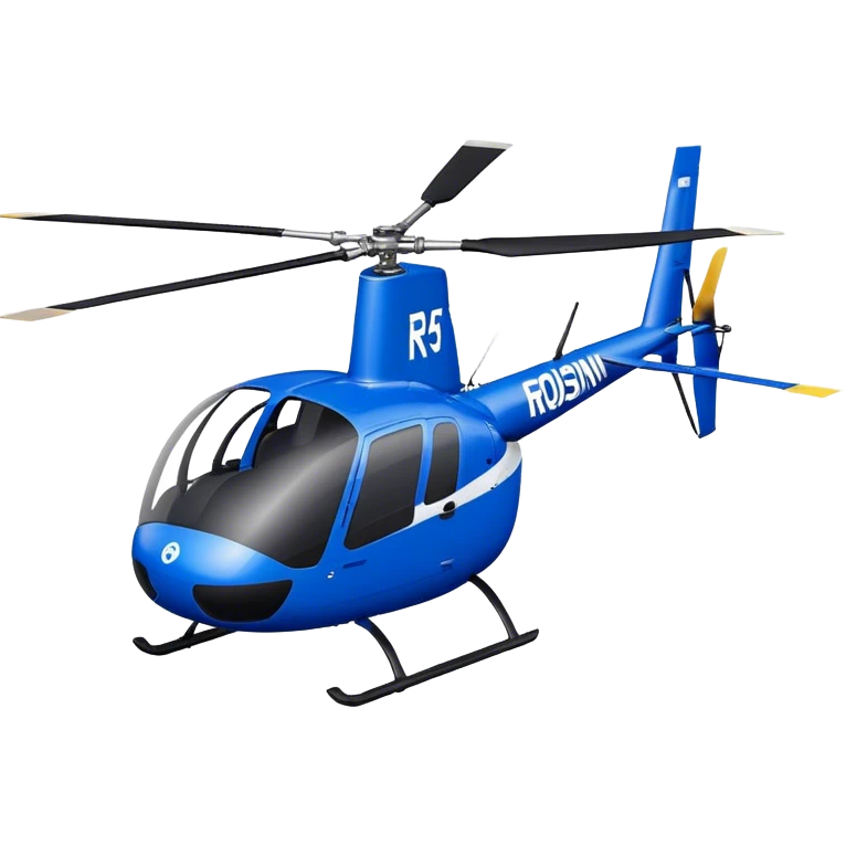 Robinson R44 - Robinson Helicopter Company (Model Year: 2021) (Iconic colour: Blue) emoji