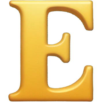 Letter E emoji