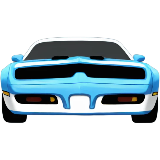 Blue trans am emoji