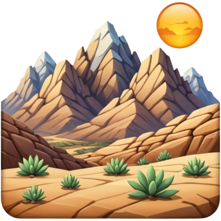 mountains in Texas emoji