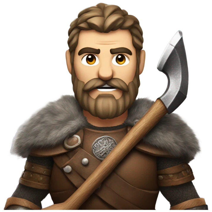 Italian Viking with mustache  emoji