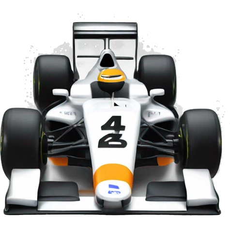 Formula 1 McLaren lando norris car - number 4 emoji