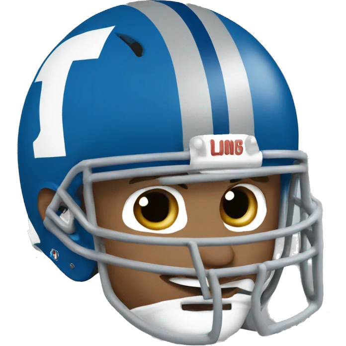 Detroit lions football  emoji