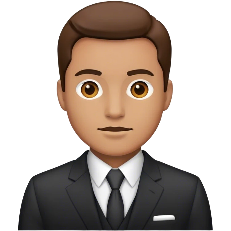 a man in a suit emoji