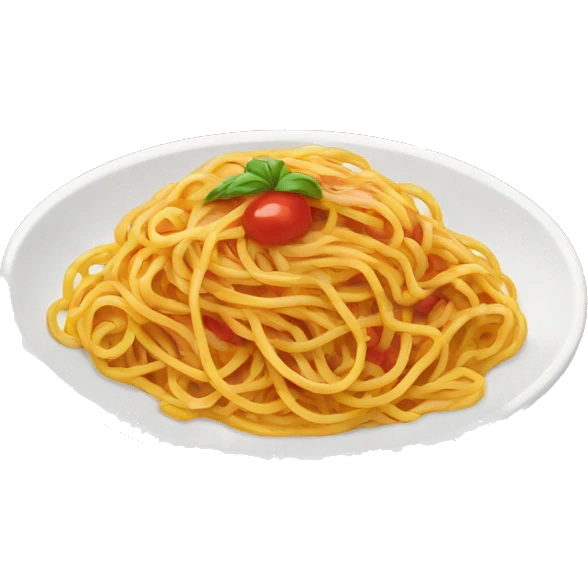 hot spaghetti emoji