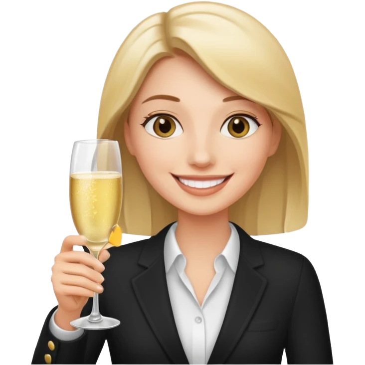 marketing agent with glass emoji