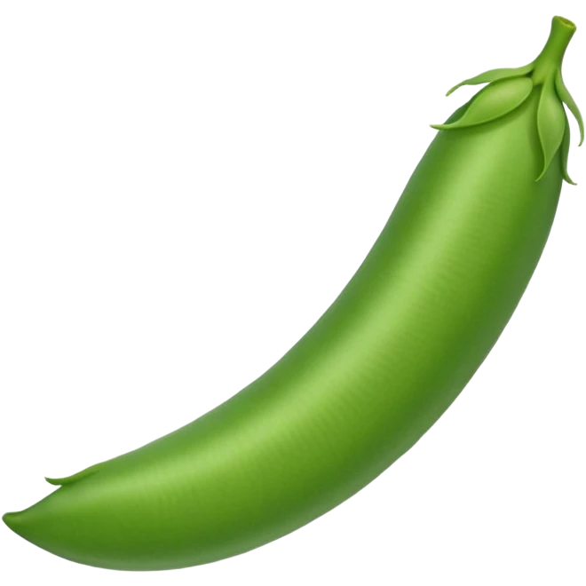 open pea pod emoji