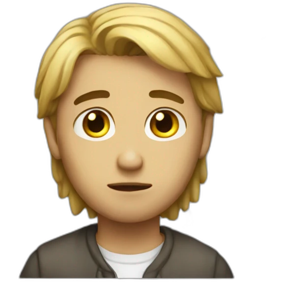 Angel triste emoji