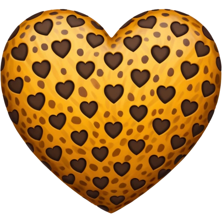 cuore leopardato emoji