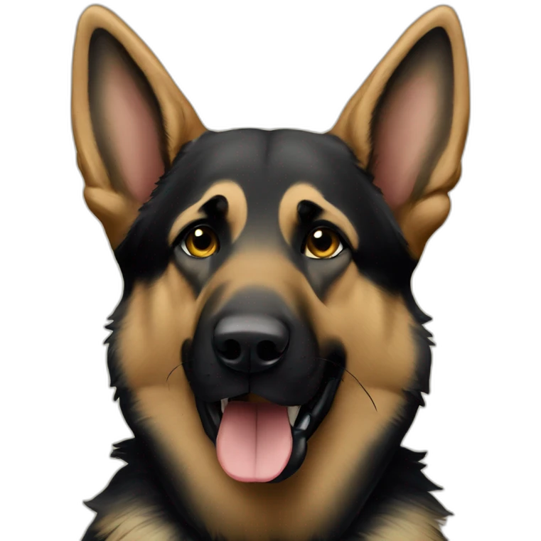German shepherd Purdue jersey emoji