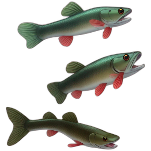 Snakehead+redtail catfish emoji
