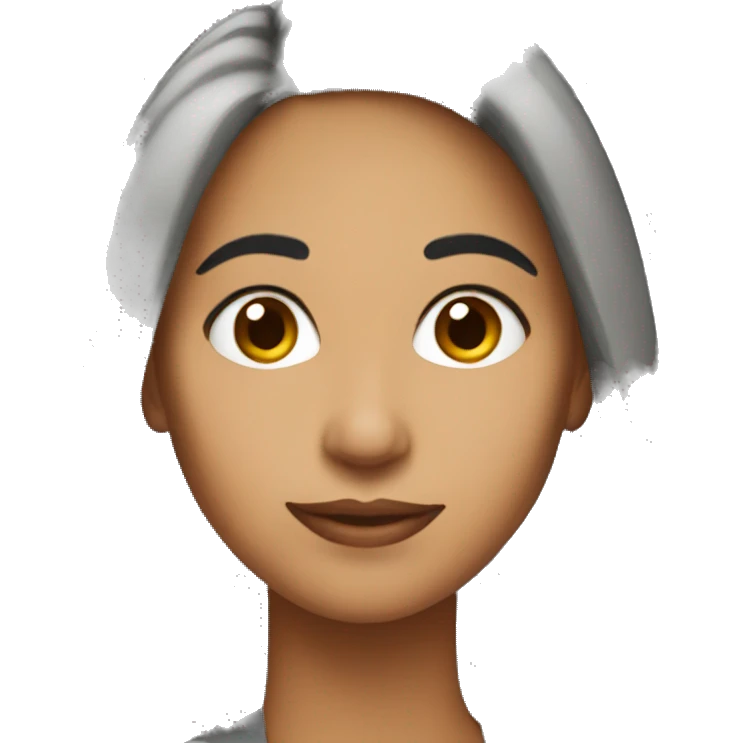 Hispanic woman headshot emoji