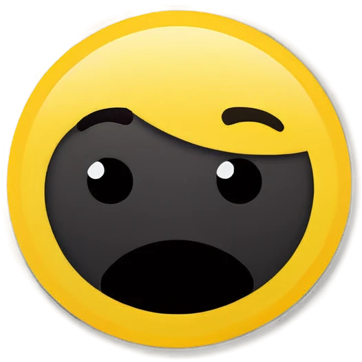 Yellow emoji side eyeing  emoji