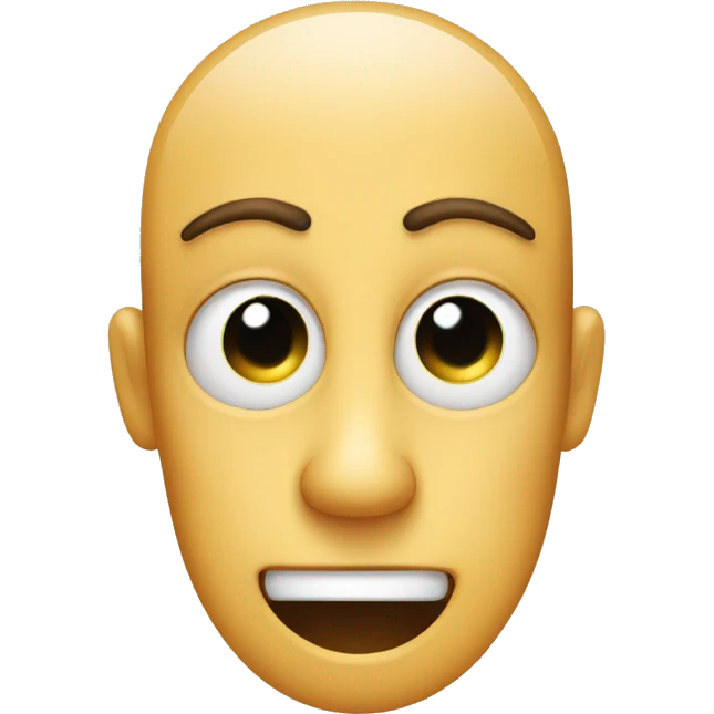 Emoji covering eyes and  finger up emoji