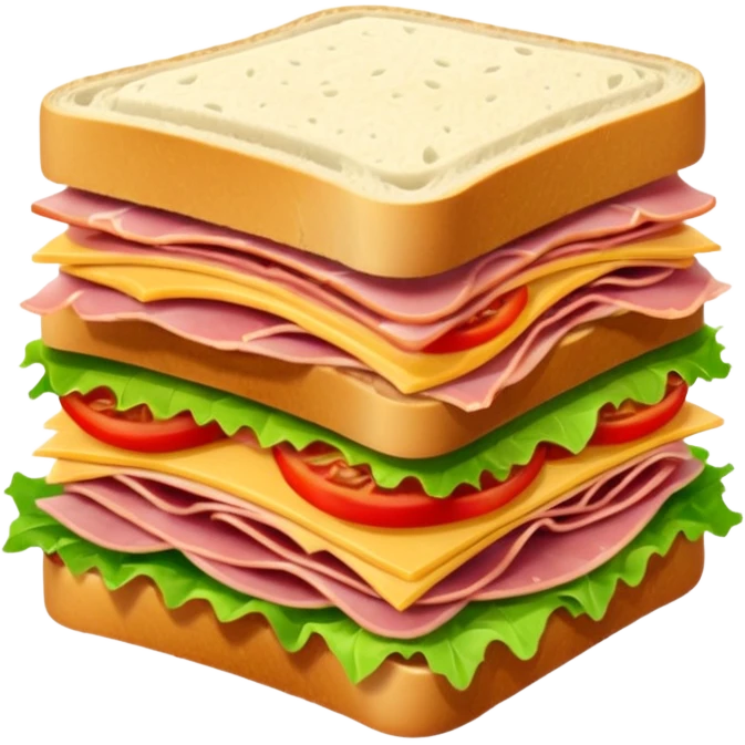 a large sandwich emoji