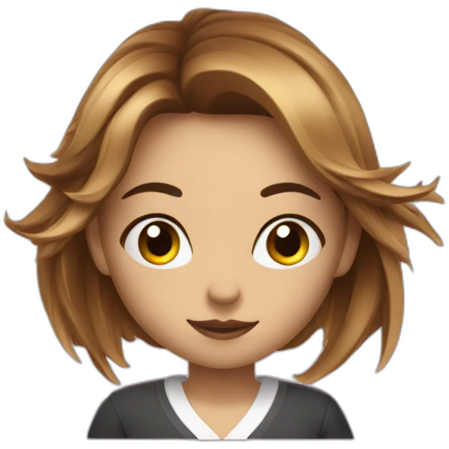 Billard fille emoji