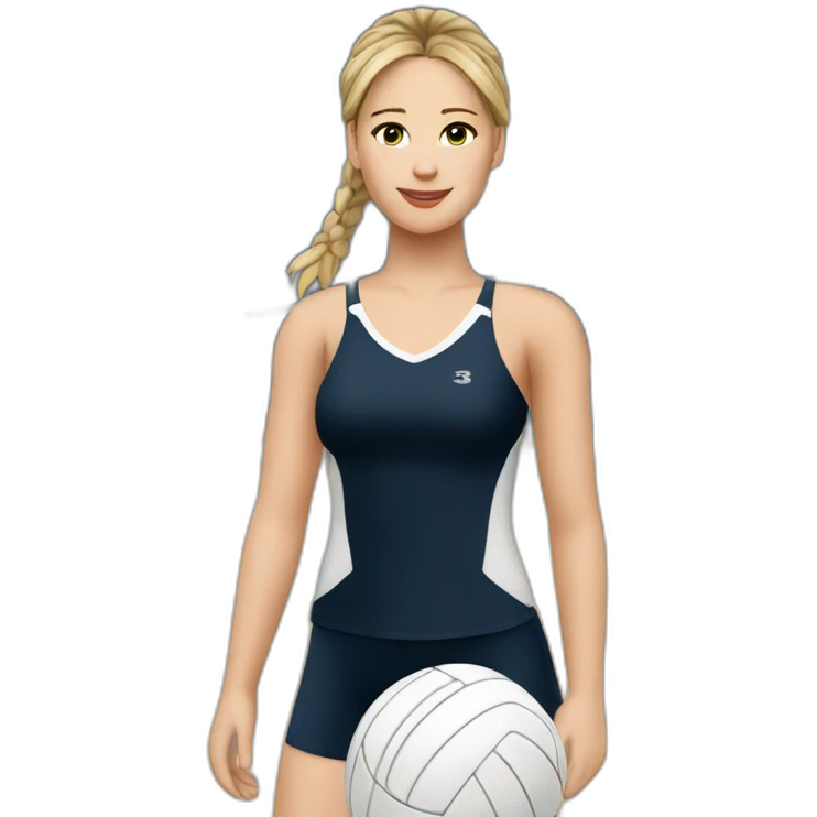 jennifer lawrence playing volleyball emoji