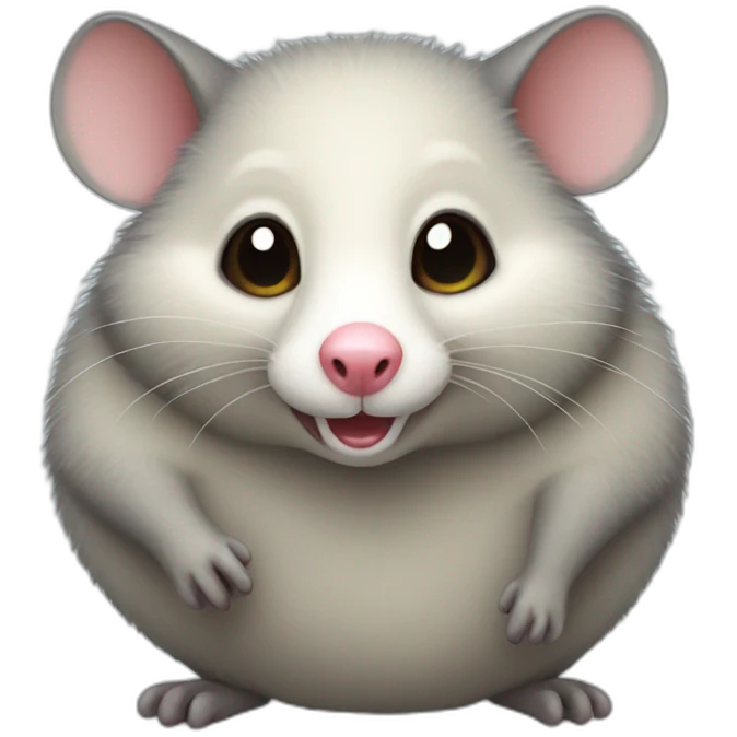chubby possum emoji